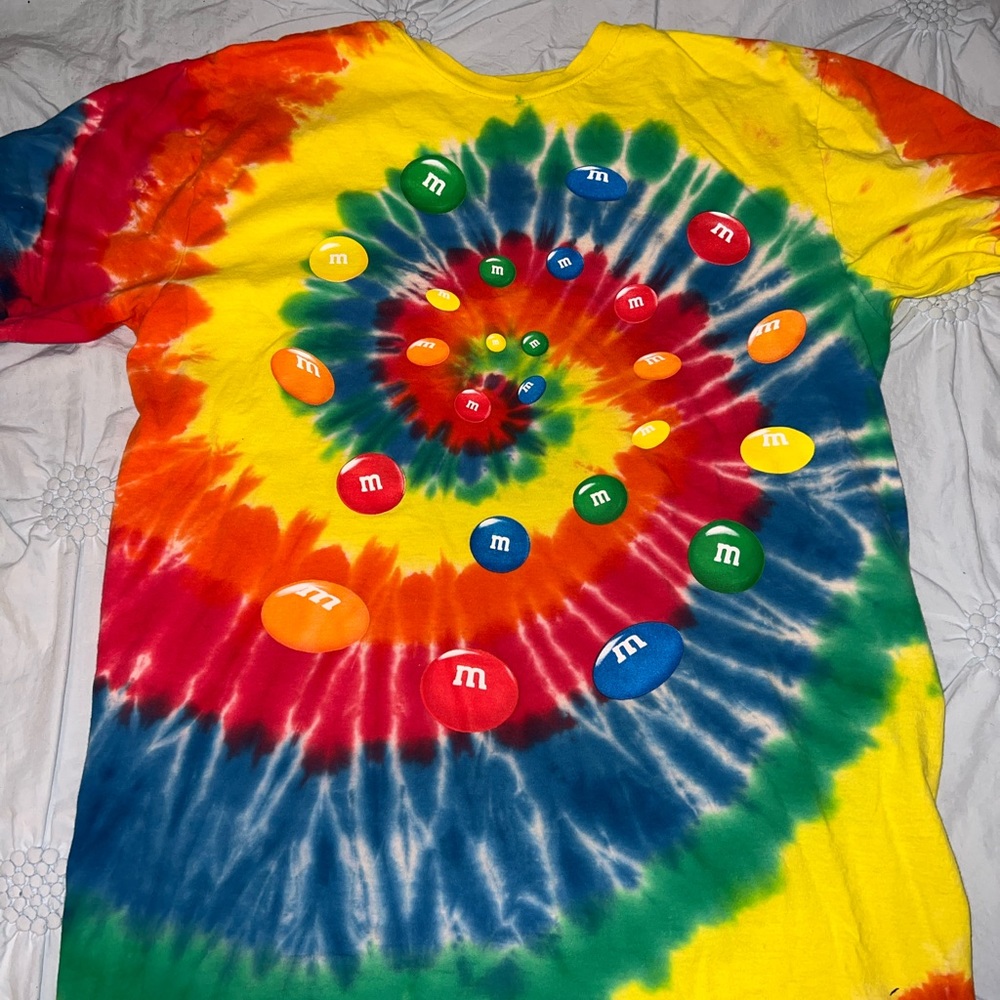 Tie Dye M&M Short sleeve T-shirt